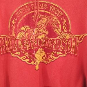 Harley-Davidson Orange Hoodie for Men